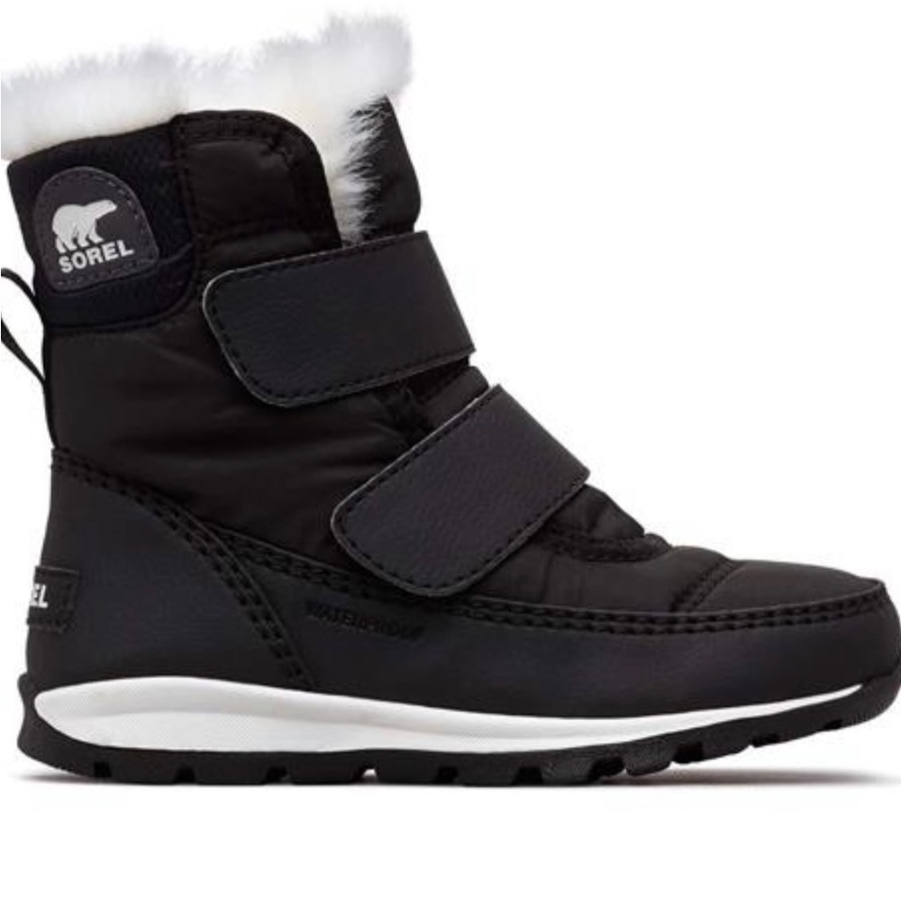 SOREL Toddler Sz 7, Whitney Strap Boot in Black - New in box w/o price tag